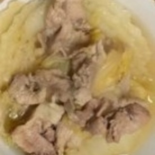 豚肉白菜のほっこりスープ